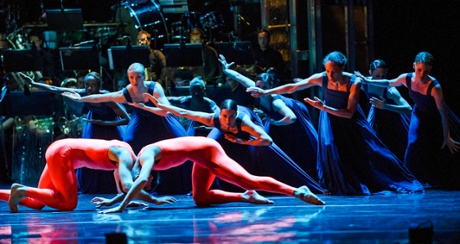 Heart-racingly combative: a scene from Dark Arteries by Mark Baldwin and Rambert.