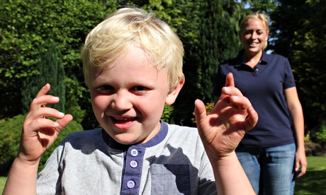 Theo with his mother Emma in Born Naughty?