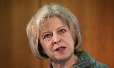 Home secretary Theresa May.