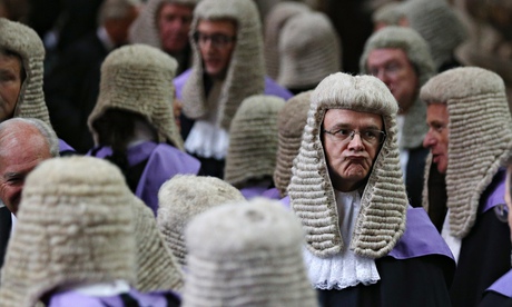 Judges congregate in Westminster Abbey before their Annual Service of Thanksgiving
