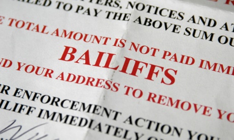 bailiff's notice