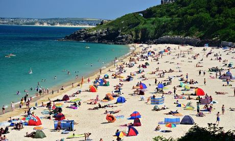 Porthminster Beach, St Ives, Cornwall, England
