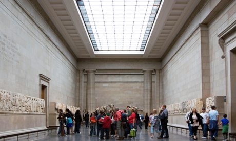 The Parthenon gallery at the British Museum