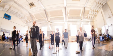 Life through a lens … rehearsals for A Damsel in Distress.