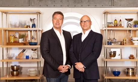 John Torode and Gregg Wallace get ready for Celebrity MasterChef.