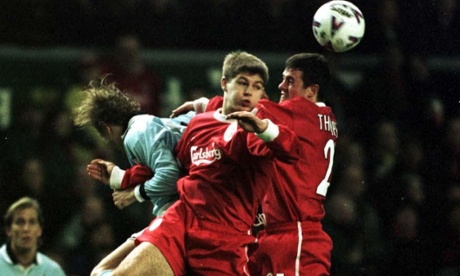 Steven Gerrard, the early Anfield years.