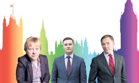 Angela Eagle, Wes Streeting and Chris Bryant