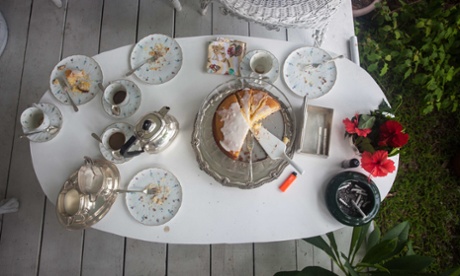 A lemon olive oil cake baked by Susi.