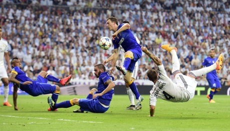 Sergio Ramos' spectacular overhead kick.
