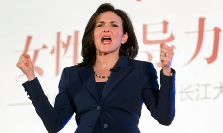 Facebook chief operating officer Sheryl Sandberg speaks at Women in Leadership and the Future of Online Business in Beijing.