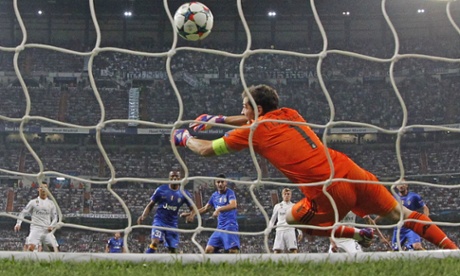 Alvaro Morata’s shot beats Iker Casillas