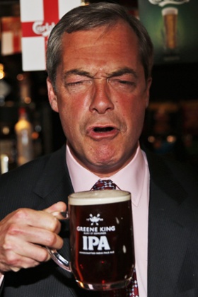 Nigel Farage's resignation as Ukip leader was rejected and he remains in the post.