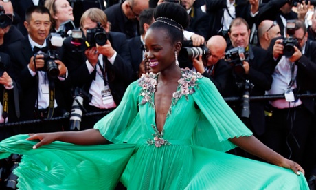 Lupita Nyong'o at the opening ceremony.