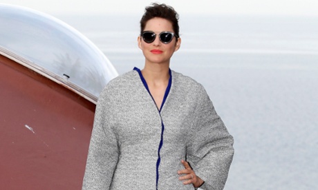 Marion Cotillard at the Christian Dior presentation  last Sunday.