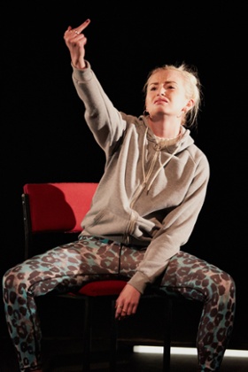 Sophie Melville as Effie in Iphigenia In Splott.