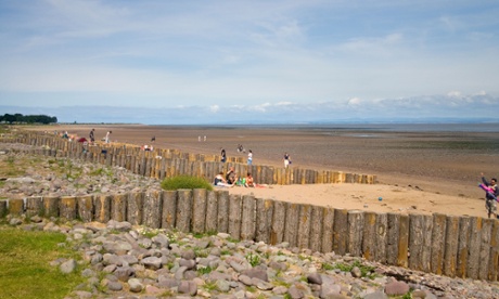 The beach at Dunster