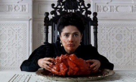 Salma Hayek eats the heart of a sea monster in Tale of Tales.
