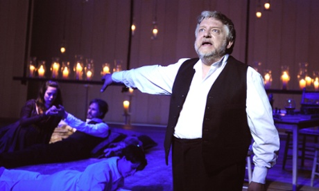 Simon Russell Beale (Leontes) in The Winter's Tale at the Old Vic in 2009.