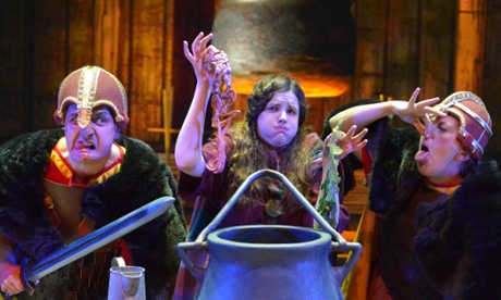 ‘How long have those fish guts been putrefying?’ … actors from the Horrible Histories Incredible Invaders tour demonstrate a tasty Roman recipe.