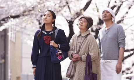Kirin Kiki, Masatoshi Nagase and Kyara Uchida in An.