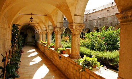 The Cloister in the Franciscan monastery.