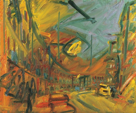 Auerbach's Mornington Crescent – Early Morning 1992-93. Courtesy Marlborough Fine Art, London