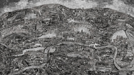 Diorama Map London (2010), a collage of around 4,000 images, by Sohei Nishino.