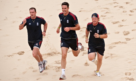 Andrew Strauss, Kevin Pietersen and Ian Bell