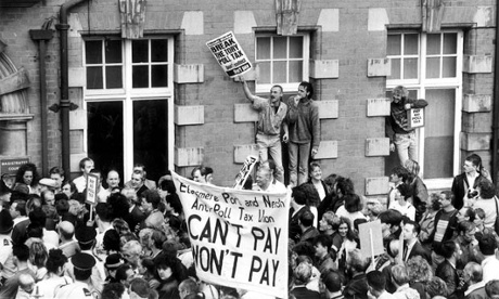 Poll tax protests