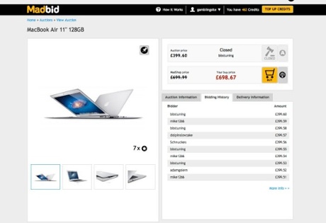MadBid apple MacBook