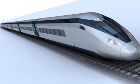 Potential HS2 train design.