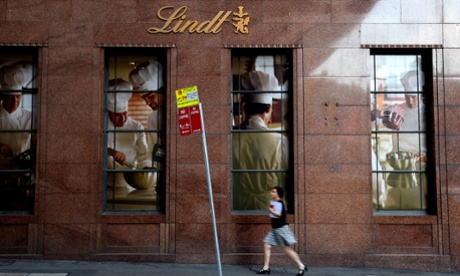 Lindt Cafe in Martin Place.