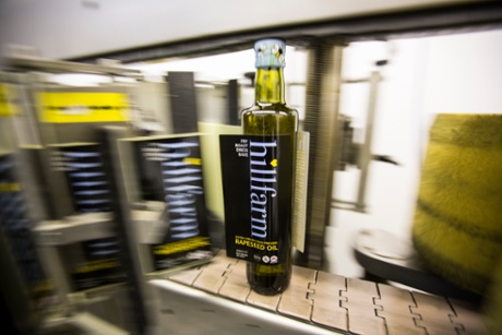 The Hillfarm Oils production line.