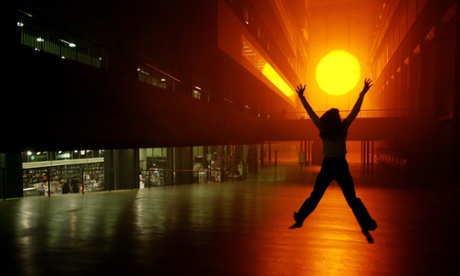 Artist Olafur Eliasson's The Weather Project at Tate Modern.