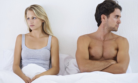 She seems not to understand the importance of sex in marriage. (Posed by models)