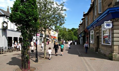 Milngavie town centre East Dunbartonshire Scotland UK. Image shot 2014. Exact date unknown.