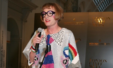 Grayson Perry at the London craft week earlier this month.