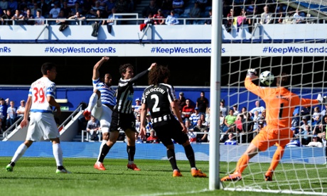 Matt Philips equalises for QPR with his bonce.