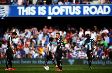 Now it's Newcastle's turn to look dejected.