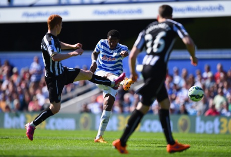 Leroy Fer fires QPR into the lead.