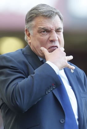 Big Sam is not happy.