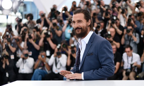 Matthew McConaughey at yesterday's photocall for Sea of Trees.