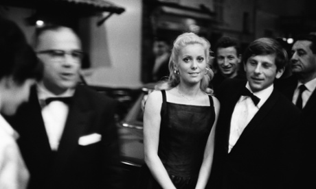Catherine Deneuve and Roman Polanski at Cannes Film Festival in 1965.