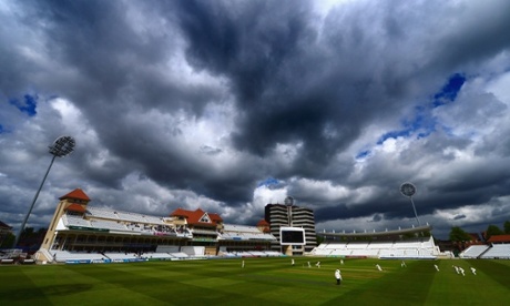 Some Trent Bridge cloud mood.