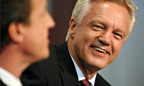 David Davis with David Cameron 