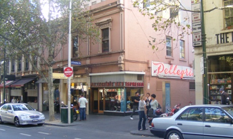 Pelligrini's - right next to The Paperback bookstore.