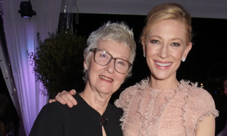 Cate Blanchett and mother June Blanchett at last night's Carol party.