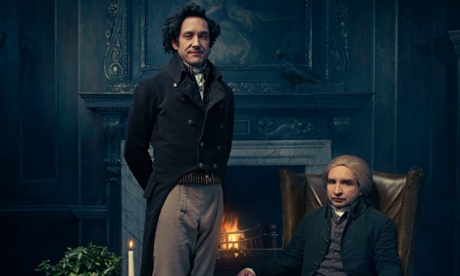 Jonathan Strange (Bertie Carvel) and Mr Norrell (Eddie Marsan)