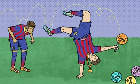 Neymar is a wonderfully complete footballer, able to pass, dribble, finish and graft with a seductive physical grace.