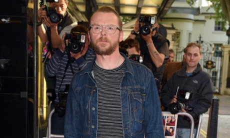 Simon Pegg at the London premiere of Man Up.